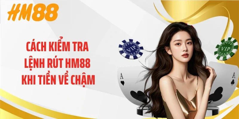 Cách kiểm tra lệnh rút HM88 khi tiền về chậm