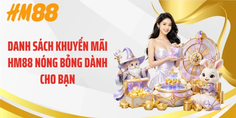 Danh sách khuyến mãi HM88 nóng bỏng dành cho bạn
